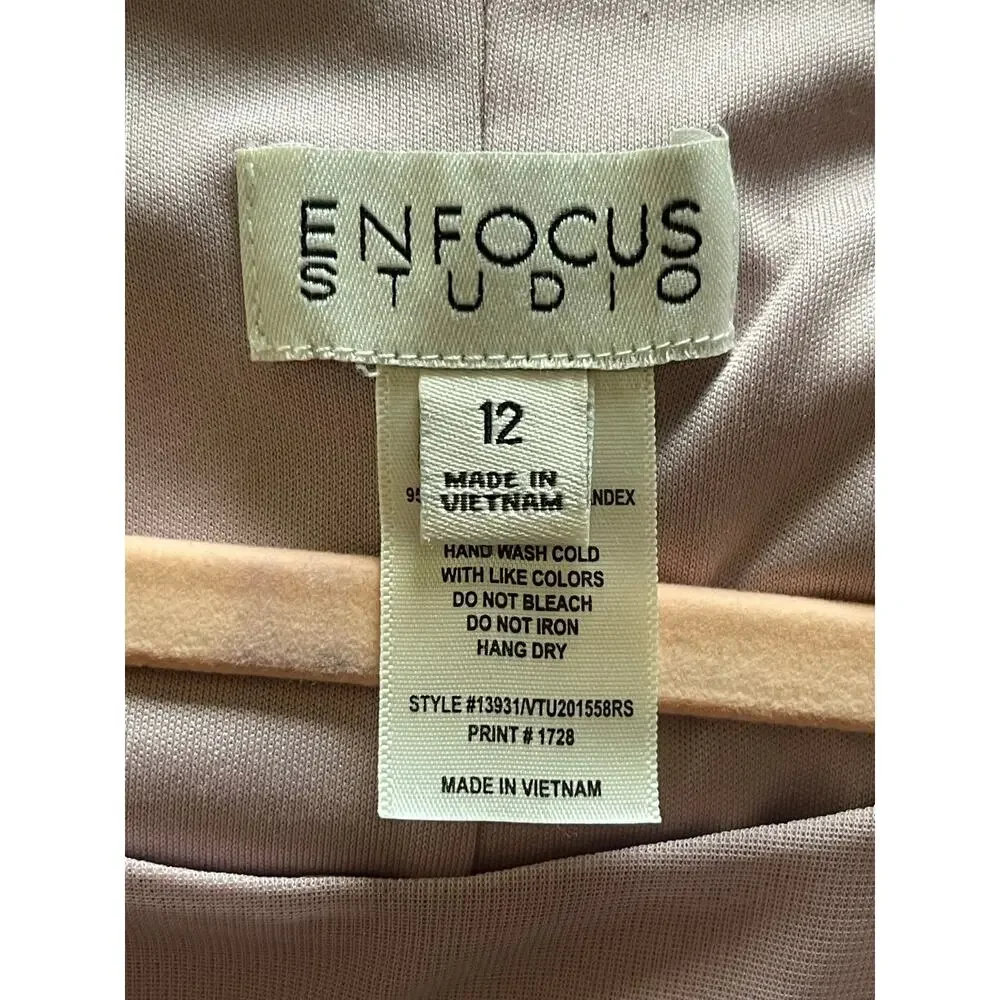 Enfocus Studio Dress Size Dusty Pink Size 12